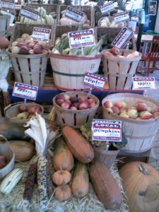 the organic produce at City Feed Jamaica Plain